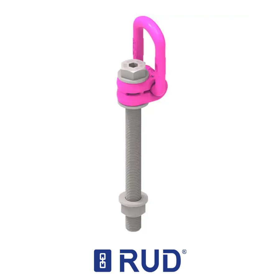 RUD VLBG Load ring, metric thread with variable length, with locknut and washer