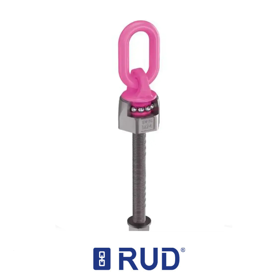 RUD VWBG-V Load ring, metric thread with max. length, comes with locknut and washer