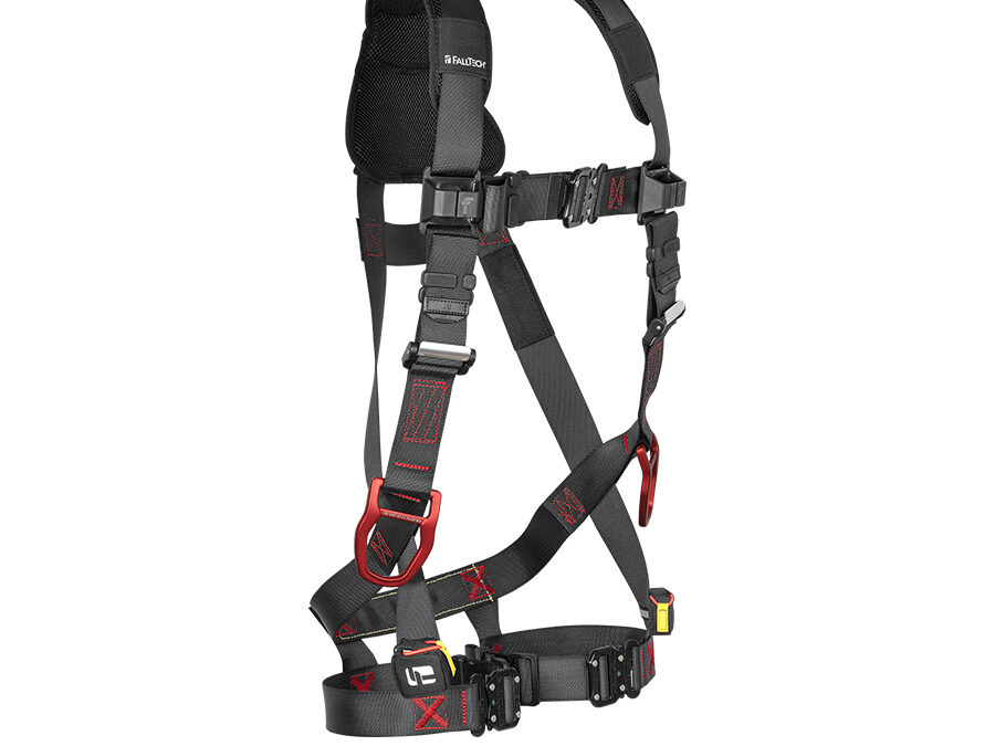 FallTech® FT-Iron 3D Standard Non-belted Full Body Harness, Quick Connect Buckle Leg Adjustment 8142QC