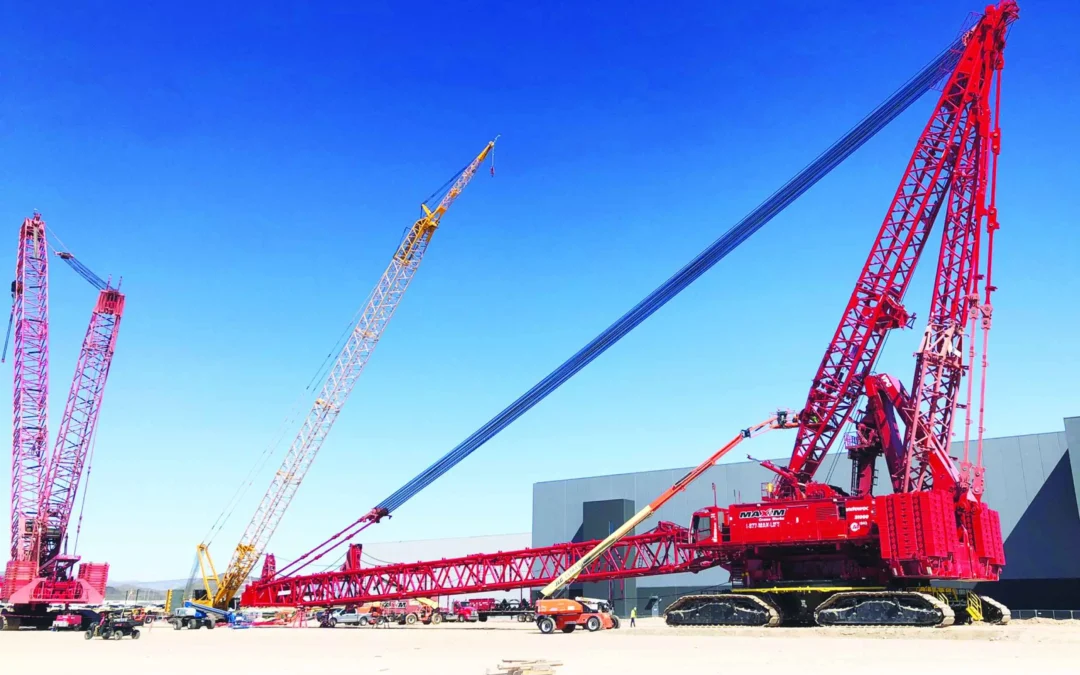 Maxim Crane Works hires Certex to test the Manitowoc 31000 Crane